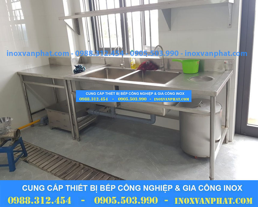 Chậu rửa inox công nghiệp