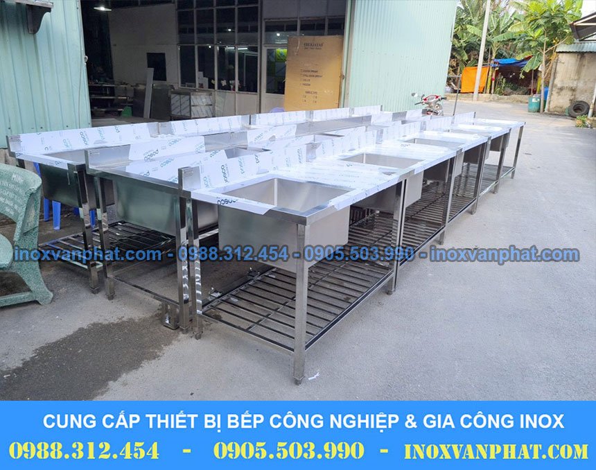 Chậu rửa inox công nghiệp