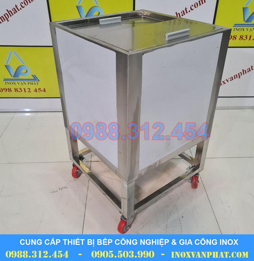 Thùng chứa đá inox 