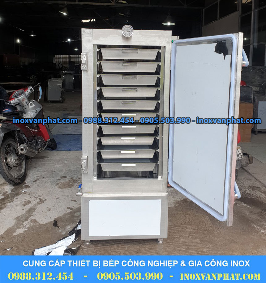 Tủ hấp cơm inox công nghiệp