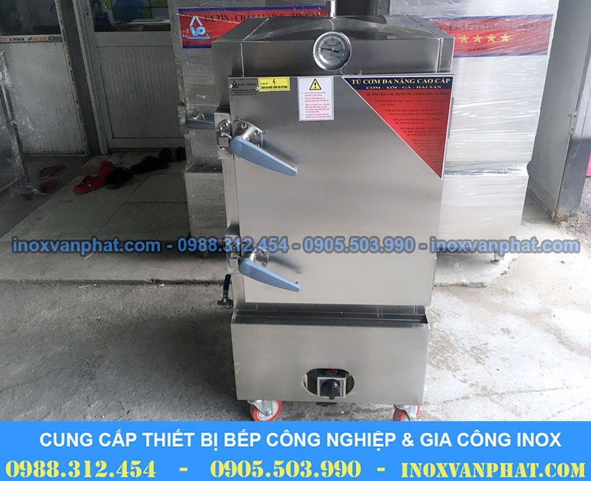 Tủ hấp cơm inox công nghiệp