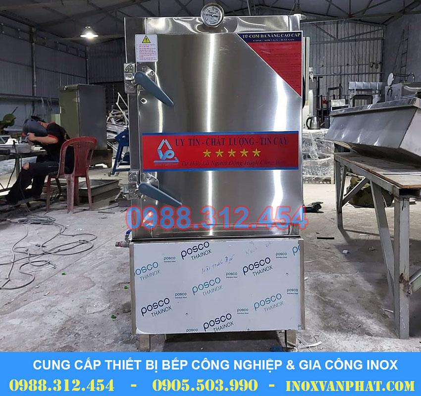 Tủ hấp cơm inox công nghiệp