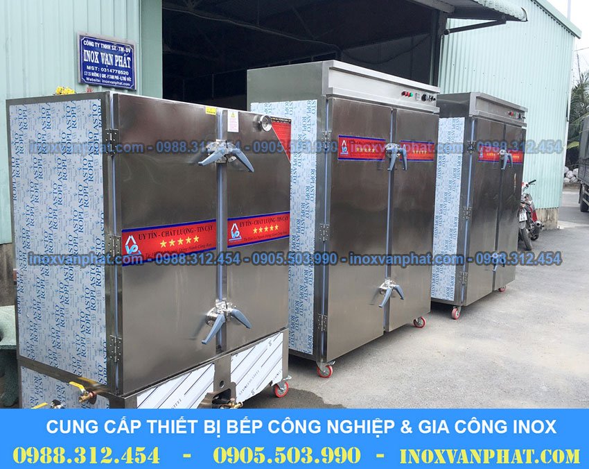 Tủ hấp cơm inox công nghiệp