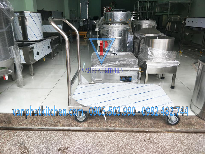 Xe đẩy inox công nghiệp