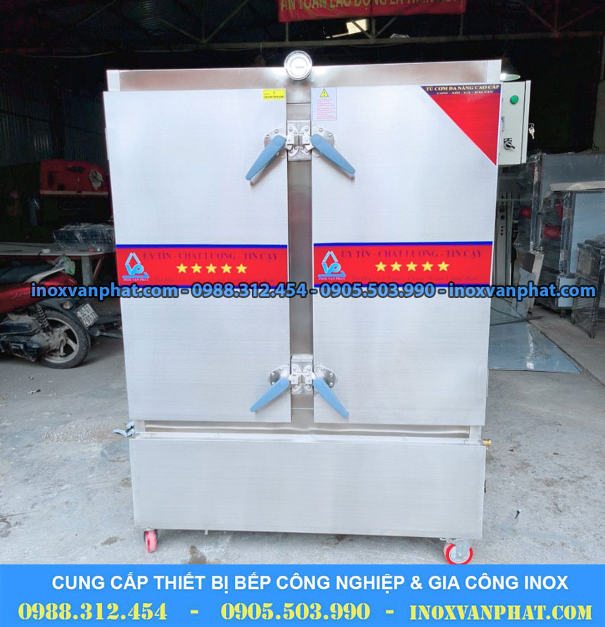 Tủ hấp cơm inox công nghiệp