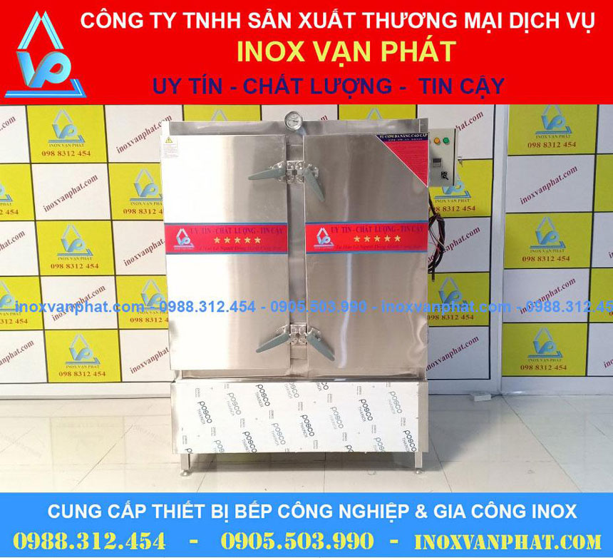 Tủ hấp cơm inox công nghiệp